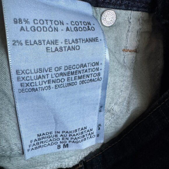 LEVIS SIGNATURE MID RISE STRAIGHT WOMEN JEANS STRETCH SZ 8M - Picture 7 of 8